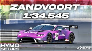 ACC Hotlap  Aston Martin V8 Vantage GT3  Zandvoort  V195  Assetto Corsa Competizone [upl. by Ibot]