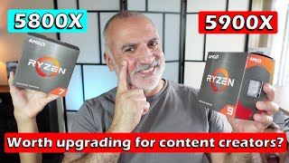 AMD Ryzen 9 5900X vs Ryzen 7 5800X for content creators  Is it worth upgrading [upl. by Chen973]