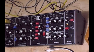 Behringer Model D  soundtest and first experiences with the new synthesizer Riamiwo StudioVlog 86 [upl. by Donoghue]