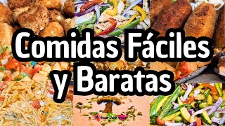 ✅12 COMIDAS FÁCILES Y BARATAS mihogardulcehogar comidamexicana comidasfacilesybaratas [upl. by Franky]