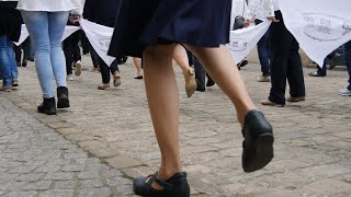 Dancing or hopping Procession Echternach Luxemburg springprocessie [upl. by Eberta]