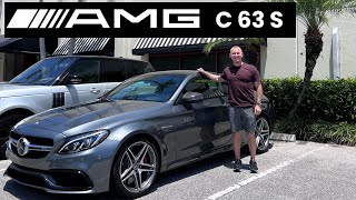 Buying a MercedesBenz C63 S AMG Coupe 40L Twin Turbo V8 Cold Start Up amp More W205 [upl. by Iover]