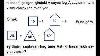 LOGARİTMA GÜZEL SORU [upl. by Novaelc]