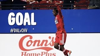 GOAL Fabian Castillo slams it in from close range  FC Dallas vs Chivas USA [upl. by Wiltsey]