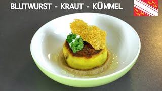 Blutwurst im Kartoffelteig  Kraut und Kümmel  Gericht unserer Elsassreise [upl. by Nomrah]