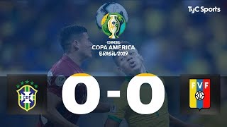 Highlights Brasil vs Venezuela  CopaAmericaEnTyCSports [upl. by Jessika235]