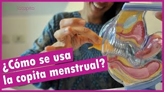 🍷 Cómo se usa la copita menstrual 🍷 [upl. by Yuh126]