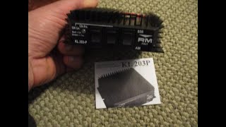 Unboxing 200 watt RM KL 203 P Linear amp for mobile radio [upl. by Dunn]