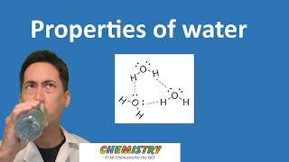 Properties of water  U2  ATAR Chemistry QCE [upl. by Ahsela]