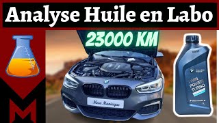 Quand Faire la Vidange  Analyse dHuile Moteur BMW TwinPower Turbo 5w30 🔧 BMW M140i 🍀 Meca Maniaque [upl. by Rebba]