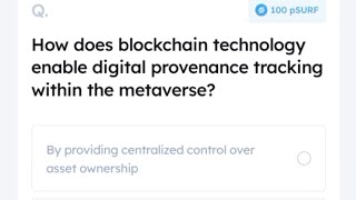 How does blockchain technology enable digital provenance tracking within the metaverse [upl. by Skeie833]