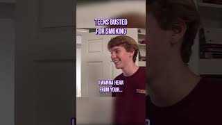 Teens busted for smoking😳 worldsstrictestparents teens shorts [upl. by Memberg]