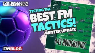 442 HOLOGRAPHIC  Testing the Best FM24 Tactics  Football Manager 2024 [upl. by Aiyot799]