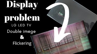 Lg led display problem solved Double imege lg tv display [upl. by Kursh]