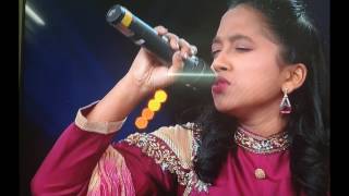 ankita kondu  piya baware awesome performance in rising star 15 april 2017 [upl. by Sordnaxela586]