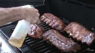 Setup for Grilling Ribs on a Gas Grill [upl. by Eeryt940]