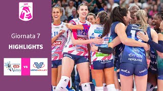 Novara  Milano  Highlights  7 Giornata Campionato 2324  Lega Volley Femminile [upl. by Hamirak]