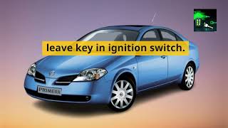 NISSAN Primera 200920012 Car Key Remote Programming  DIY  Step  by  Step [upl. by Ormond]