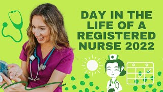 Day In The Life of A Registered Nurse 2022 [upl. by Kcirdahs696]