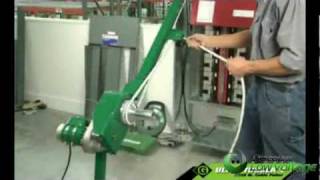 Greenlee GLUT2 Ultra Tugger 2 Cable Puller – Use and Operation of Greenlee Cable Puller – YouTube [upl. by Noraha]