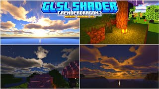 GLSL PE Shader RENDERDRAGON Kualitas Java  AndroidWindowsIOS Mcpe 119 [upl. by Burra]