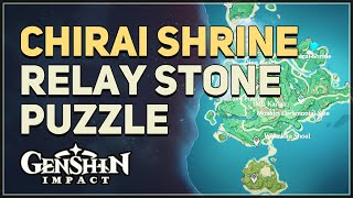 Chirai Shrine Relay Stone Puzzle Genshin Impact Tsurumi Island [upl. by Sperling]