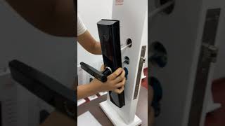 D8 smart door lock installation video [upl. by Gnex]