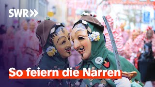 Maske Häs und närrische Bräuche Weingartens schwäbischalemannischen Fastnacht  SWR Treffpunkt [upl. by Elrem]