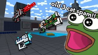 Old 3 Cat Spam is back on Pixel Gun 3D [upl. by Neirb]