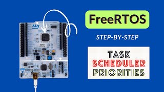 How to use FreeRTOS with STM32 Microcontroller–Example Project [upl. by Annahc338]