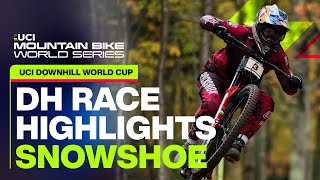 Womens Downhill Race Highlights Snowshoe USA  UCI Mountain Bike World Series [upl. by Ahcsas]