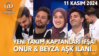 MASTERCHEF YENİ TAKIM KAPTANLARI İFŞA ONUR BEYZA AŞK İLANI EN İYİ TANTUNİ 11112024 TV8 CANLI İZLE [upl. by Dorcas]