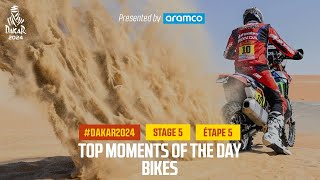 Bikes and Quads Top moments  Stage 5  Dakar2024 [upl. by Riobard]