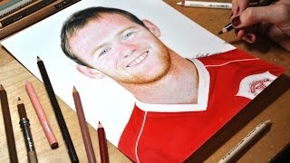 Drawing Wayne Rooney [upl. by Lenoil101]