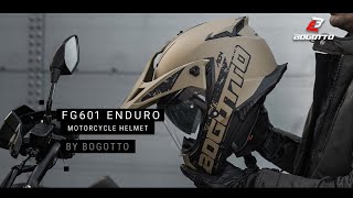 Bogotto FG601 Enduro Helmet [upl. by Dorine325]