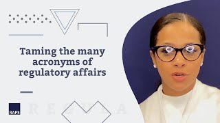 Advice on taming the many acronyms involved in regulatory affairs [upl. by Anirod]