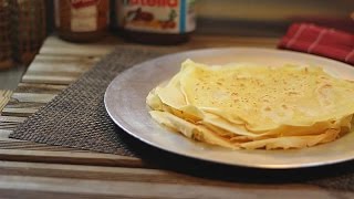 Recette de crêpes allégées sans sucre [upl. by Thorlay457]