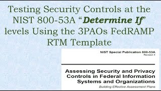 HandsOn Security Control Testing AC11 Using FedRAMP Test Case Template Determineif Levels [upl. by Karry547]