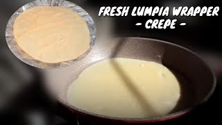 LUMPIANG SARIWA WRAPPER  pabalat  crepe [upl. by Ri]