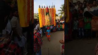 Pooja kunitha by little girl in BENAVARA VILLAGE FESTIVAL [upl. by Franck]