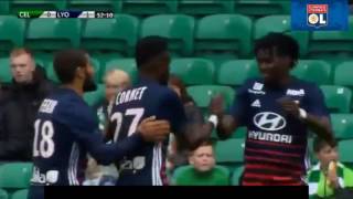 Bertrand Traore debut for Lyon vs Celtic July 2017 [upl. by Wellington955]