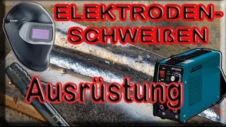 Elektroden Schweißen Ausrüstung  Schweißgerät [upl. by Etterual509]