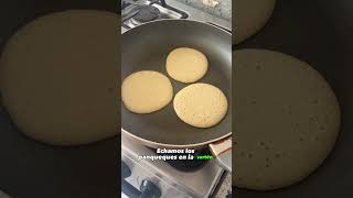 Panqueques proteicos sin proteína en polvo🥞 fitness recetas protein [upl. by Vanthe]