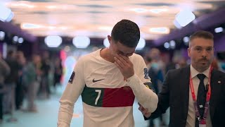 Watch Cristiano Ronaldo Crying after out from Fifa World Cup 2022  morocco vs portugal ronaldo [upl. by Livingstone]