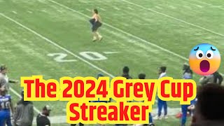 Grey Cup Streaker 2024 Video Incident [upl. by Ecyal]