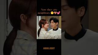 Now they are neighbours 🤭🤎💕  Love is sweet  drama cdrama shorts youtubeshorts [upl. by Adrianne]