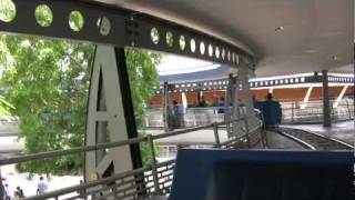 Tomorrowland Transit Authority PeopleMover Daytime  Magic Kingdom  Walt Disney World [upl. by Aramoiz]