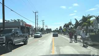 Siesta Key  south on Midnight Pass from Stickney  aftermath hurricane Helene [upl. by Aneeuqahs]