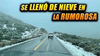 De Camino A La Rumorosa  Todo Cubierto De Nieve☃️❗️🚘 El Cóndor Y Pino Suárez  2024 [upl. by Violante]