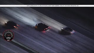 022224 Corvette tops 170 mph in LA freeway chase [upl. by Matthia383]